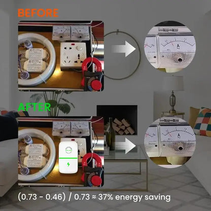 ⚡Intelligent energy-saving device - reduces energy costs - stabilizes voltage🔥