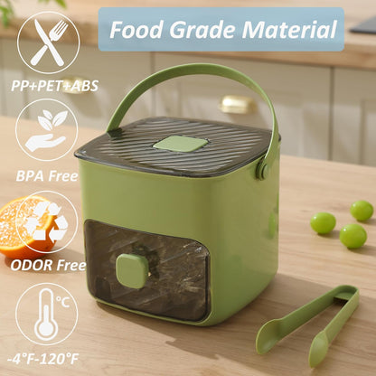 ⏰Last Day Promotion 49% 🔥🧊❄️Ice Cube Tray with Lid and Bin – Make Ice-Making Simple