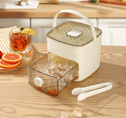 ⏰Last Day Promotion 49% 🔥🧊❄️Ice Cube Tray with Lid and Bin – Make Ice-Making Simple