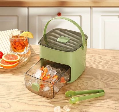 ⏰Last Day Promotion 49% 🔥🧊❄️Ice Cube Tray with Lid and Bin – Make Ice-Making Simple