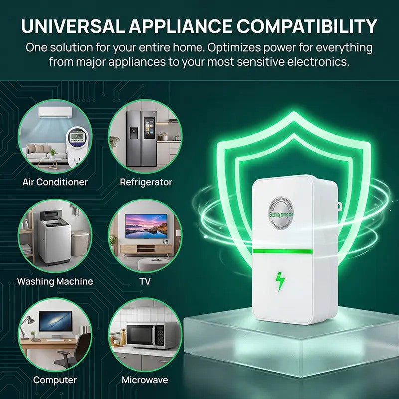 ⚡Intelligent energy-saving device - reduces energy costs - stabilizes voltage🔥