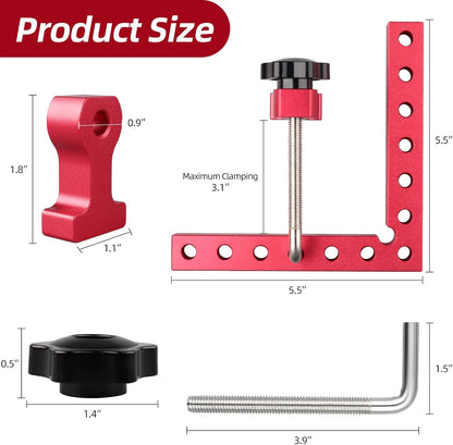 ⏰Last Day Promotion 49% 🔥 90 Degree Positioning Squares Right Angle Clamps（3 Pack)
