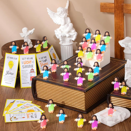 ⏰Last Day Promotion 49% 🔥50 sets of mini Jesus glowing figurines