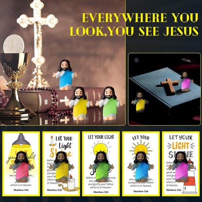 ⏰Last Day Promotion 49% 🔥50 sets of mini Jesus glowing figurines