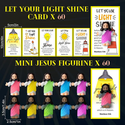 ⏰Last Day Promotion 49% 🔥50 sets of mini Jesus glowing figurines