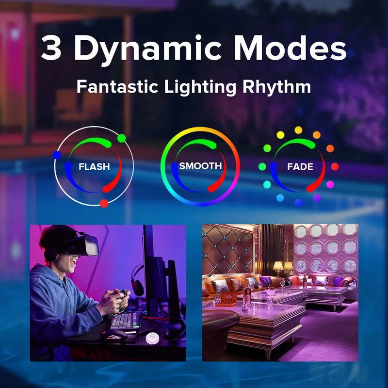 🔥Last Day: 49% OFF🔥8-Pack Submersible LED Pool Lights – RF Remote (200ft)