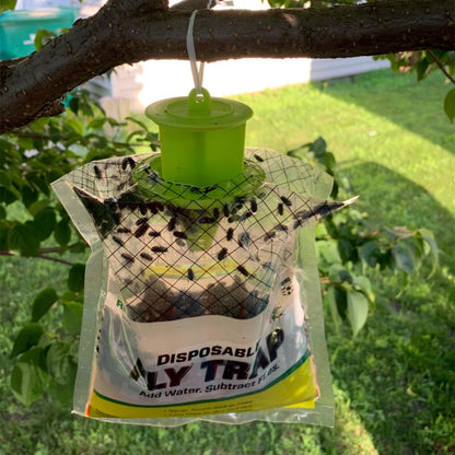 🔥Last Day: 49% OFF🔥The Fly Hunter - Giant Hanging Bag Trap - Effortless Fly Control